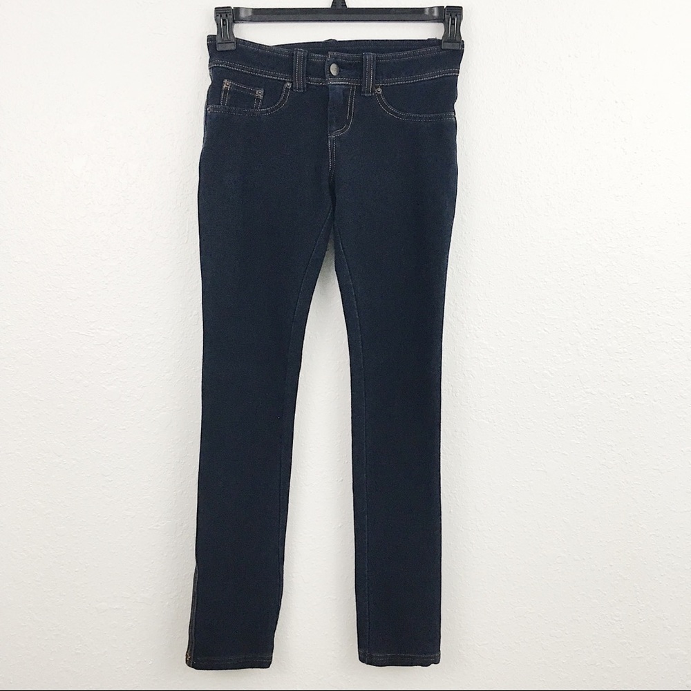 New Hue Jeans Leggings Midnight Rise Size S Blue
